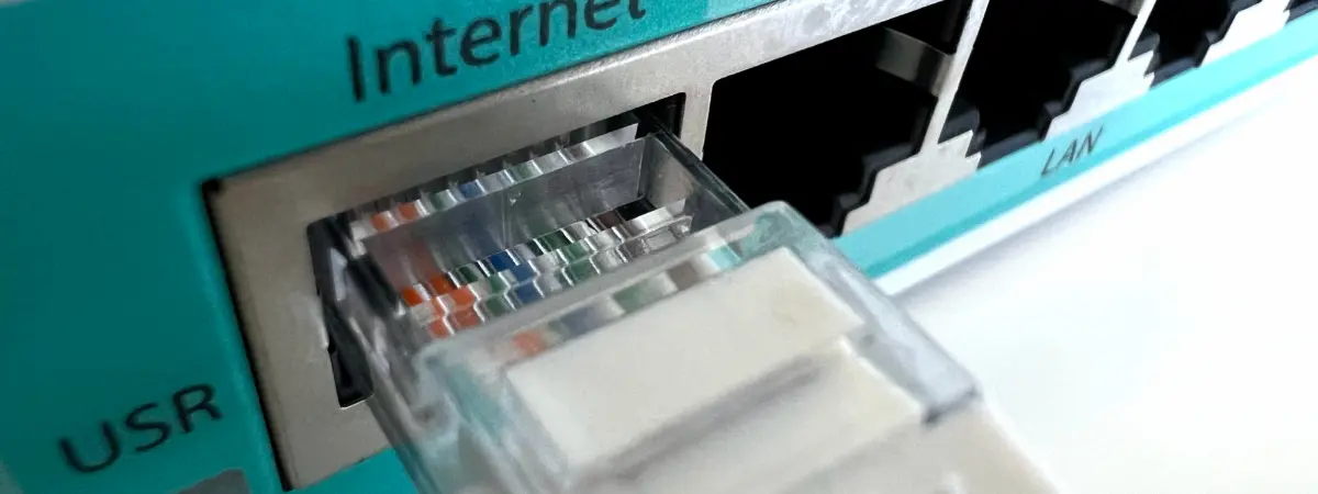 Ethernet connectors for optimised WiFi network performance